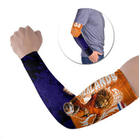 Personalized Netherlands Football Lion Arm Sleeves Oranje Pride Holland National Flag Graffiti Art
