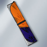 Personalized Netherlands Football Lion Auto Sun Shade Oranje Pride Holland National Flag Graffiti Art