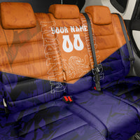Personalized Netherlands Football Lion Back Car Seat Cover Oranje Pride Holland National Flag Graffiti Art