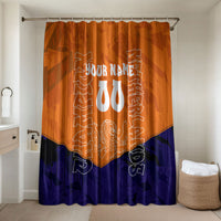 Personalized Netherlands Football Lion Bathroom Set Oranje Pride Holland National Flag Graffiti Art