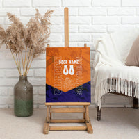 Personalized Netherlands Football Lion Canvas Wall Art Oranje Pride Holland National Flag Graffiti Art