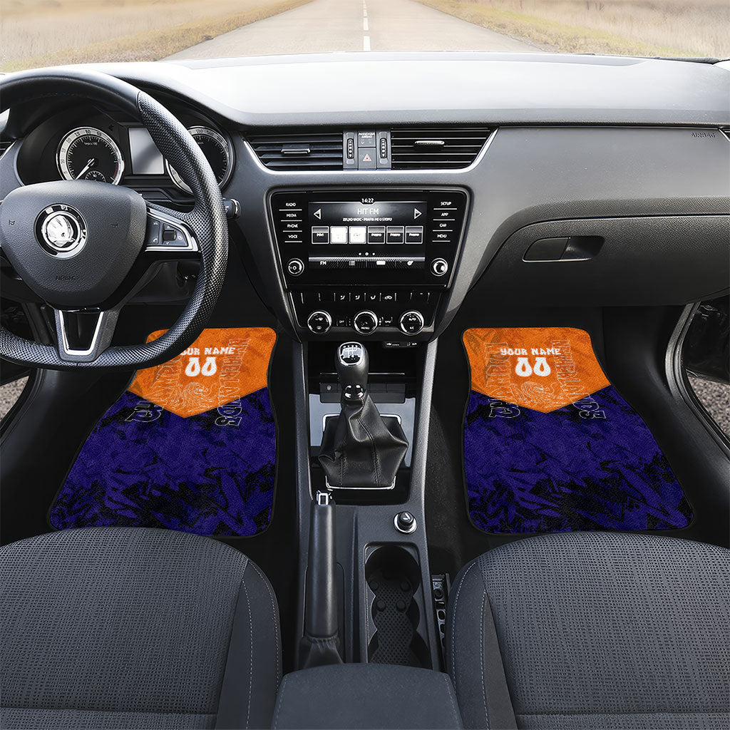 Personalized Netherlands Football Lion Car Mats Oranje Pride Holland National Flag Graffiti Art