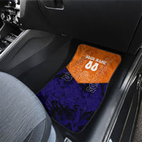 Personalized Netherlands Football Lion Car Mats Oranje Pride Holland National Flag Graffiti Art