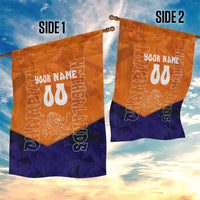 Personalized Netherlands Football Lion Garden Flag Oranje Pride Holland National Flag Graffiti Art