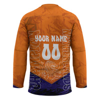 Personalized Netherlands Football Lion Hockey Jersey Oranje Pride Holland National Flag Graffiti Art