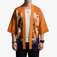 Personalized Netherlands Football Lion Kimono Oranje Pride Holland National Flag Graffiti Art