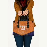 Personalized Netherlands Football Lion Leather Bag Oranje Pride Holland National Flag Graffiti Art
