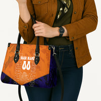 Personalized Netherlands Football Lion Leather Bag Oranje Pride Holland National Flag Graffiti Art