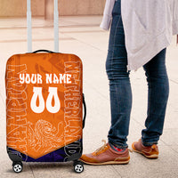 Personalized Netherlands Football Lion Luggage Cover Oranje Pride Holland National Flag Graffiti Art