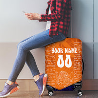Personalized Netherlands Football Lion Luggage Cover Oranje Pride Holland National Flag Graffiti Art