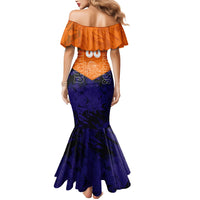 Personalized Netherlands Football Lion Mermaid Dress Oranje Pride Holland National Flag Graffiti Art