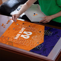 Personalized Netherlands Football Lion Puzzle Oranje Pride Holland National Flag Graffiti Art
