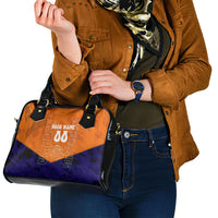 Personalized Netherlands Football Lion Shoulder Handbag Oranje Pride Holland National Flag Graffiti Art