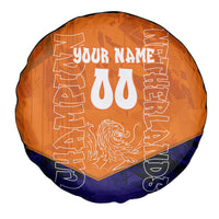 Personalized Netherlands Football Lion Spare Tire Cover Oranje Pride Holland National Flag Graffiti Art