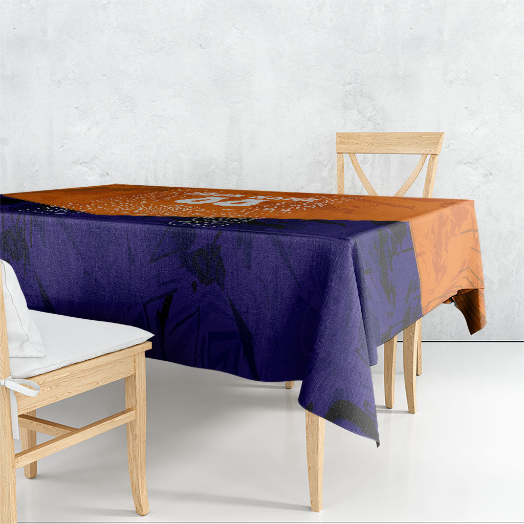 Personalized Netherlands Football Lion Tablecloth Oranje Pride Holland National Flag Graffiti Art
