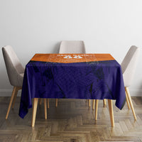 Personalized Netherlands Football Lion Tablecloth Oranje Pride Holland National Flag Graffiti Art