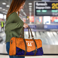 Personalized Netherlands Football Lion Travel Bag Oranje Pride Holland National Flag Graffiti Art