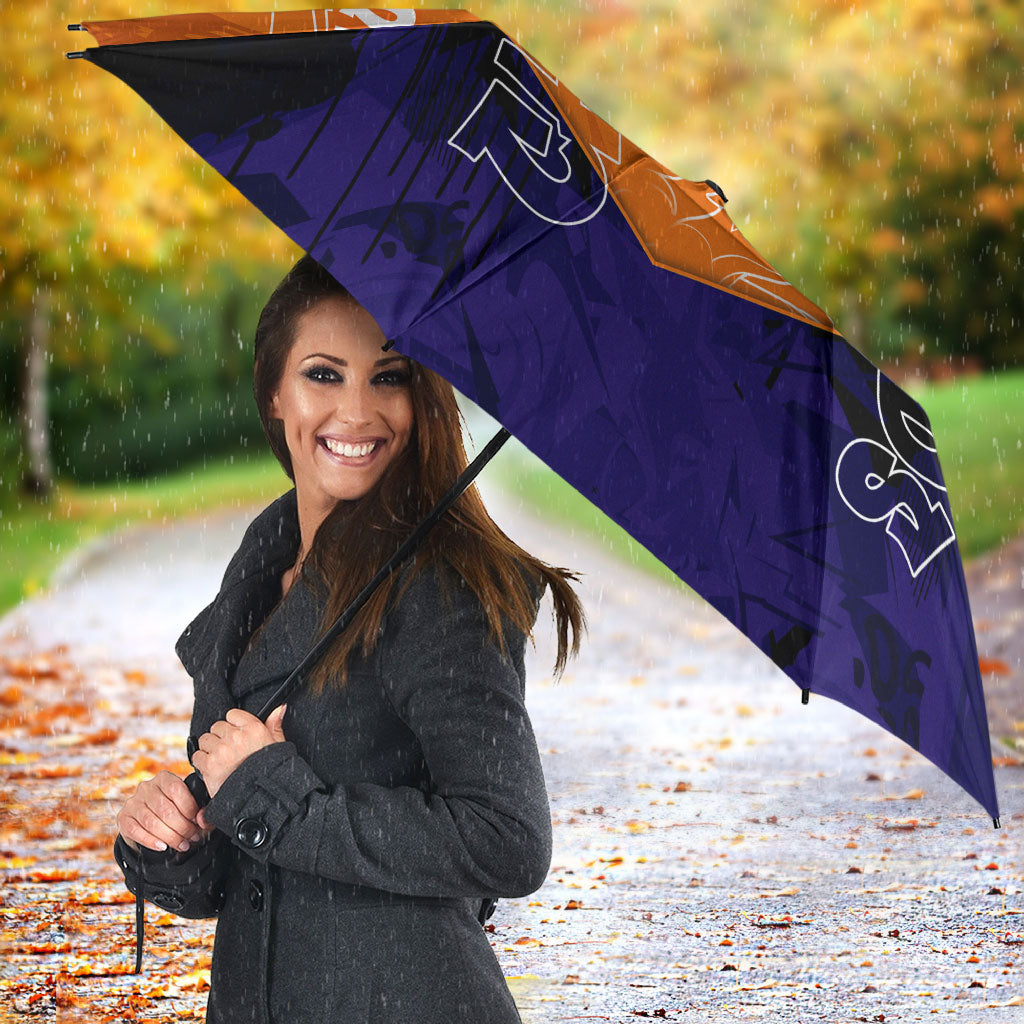 Personalized Netherlands Football Lion Umbrella Oranje Pride Holland National Flag Graffiti Art