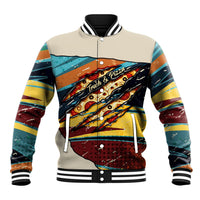 Skateboarding Raccoon Eating Pizza Baseball Jacket Retro Cartoon Skating Claw Rip Grunge Aesthetic