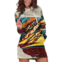 Skateboarding Raccoon Eating Pizza Hoodie Dress Retro Cartoon Skating Claw Rip Grunge Aesthetic