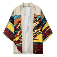 Skateboarding Raccoon Eating Pizza Kimono Retro Cartoon Skating Claw Rip Grunge Aesthetic