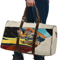 Skateboarding Raccoon Eating Pizza Travel Bag Retro Cartoon Skating Claw Rip Grunge Aesthetic