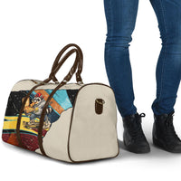 Skateboarding Raccoon Eating Pizza Travel Bag Retro Cartoon Skating Claw Rip Grunge Aesthetic