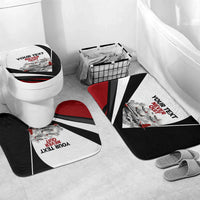 Personalized Tuskegee Airmen Bathroom Set Red Tails P-51 Mustang WWII Aviation Never Quit