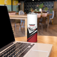 Personalized Tuskegee Airmen Skinny Tumbler Red Tails P-51 Mustang WWII Aviation Never Quit