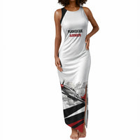 Personalized Tuskegee Airmen Tank Maxi Dress Red Tails P-51 Mustang WWII Aviation Never Quit