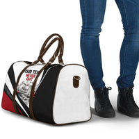 Personalized Tuskegee Airmen Travel Bag Red Tails P-51 Mustang WWII Aviation Never Quit