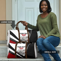 Personalized Tuskegee Airmen Travel Bag Red Tails P-51 Mustang WWII Aviation Never Quit