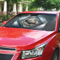 Personalized Tuskegee Airmen Auto Sun Shade Vintage WWII Aviation History Graphic Art