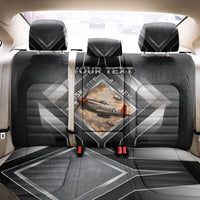 Personalized Tuskegee Airmen Back Car Seat Cover Vintage WWII Aviation History Graphic Art
