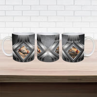 Personalized Tuskegee Airmen Ceramic Mug Vintage WWII Aviation History Graphic Art