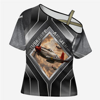 Personalized Tuskegee Airmen Cross Shoulder Shirt Vintage WWII Aviation History Graphic Art
