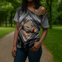 Personalized Tuskegee Airmen Cross Shoulder Shirt Vintage WWII Aviation History Graphic Art