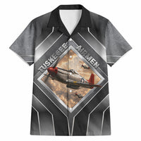 Personalized Tuskegee Airmen Hawaiian Shirt Vintage WWII Aviation History Graphic Art