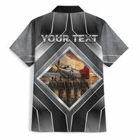 Personalized Tuskegee Airmen Hawaiian Shirt Vintage WWII Aviation History Graphic Art