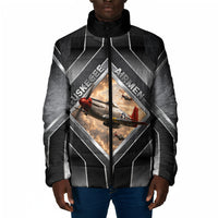 Personalized Tuskegee Airmen Padded Jacket Vintage WWII Aviation History Graphic Art