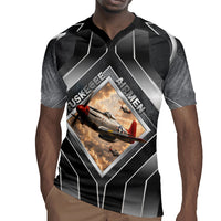 Personalized Tuskegee Airmen Rugby Jersey Vintage WWII Aviation History Graphic Art