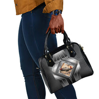 Personalized Tuskegee Airmen Shoulder Handbag Vintage WWII Aviation History Graphic Art