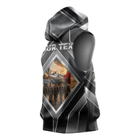 Personalized Tuskegee Airmen Sleeveless Hoodie Vintage WWII Aviation History Graphic Art
