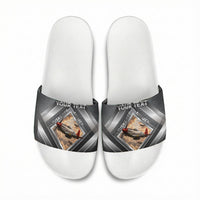Personalized Tuskegee Airmen Slide Sandals Vintage WWII Aviation History Graphic Art