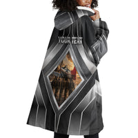 Personalized Tuskegee Airmen Wearable Blanket Hoodie Vintage WWII Aviation History Graphic Art