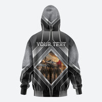 Personalized Tuskegee Airmen Zip Hoodie Vintage WWII Aviation History Graphic Art