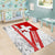 Switzerland Flag Area Rug Swiss Map Red-White Distressed - Wonder Print Shop