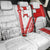 Switzerland Flag Back Car Seat Cover Swiss Map Red-White Distressed - Wonder Print Shop