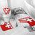 Switzerland Flag Bathroom Set Swiss Map Red-White Distressed - Wonder Print Shop