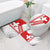 Switzerland Flag Bathroom Set Swiss Map Red-White Distressed - Wonder Print Shop